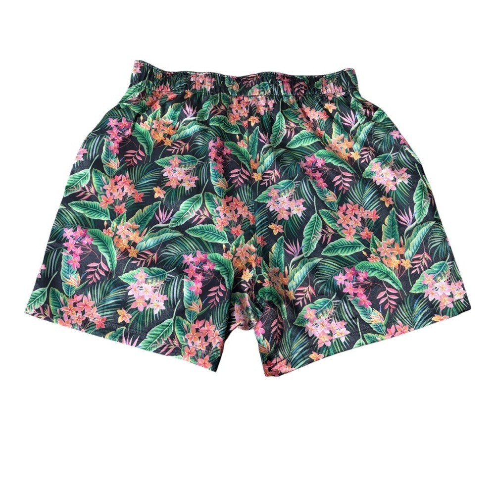AEO Men's Hawaiian Tropical Print Satin Pocket Boxer Short Size Small NWT